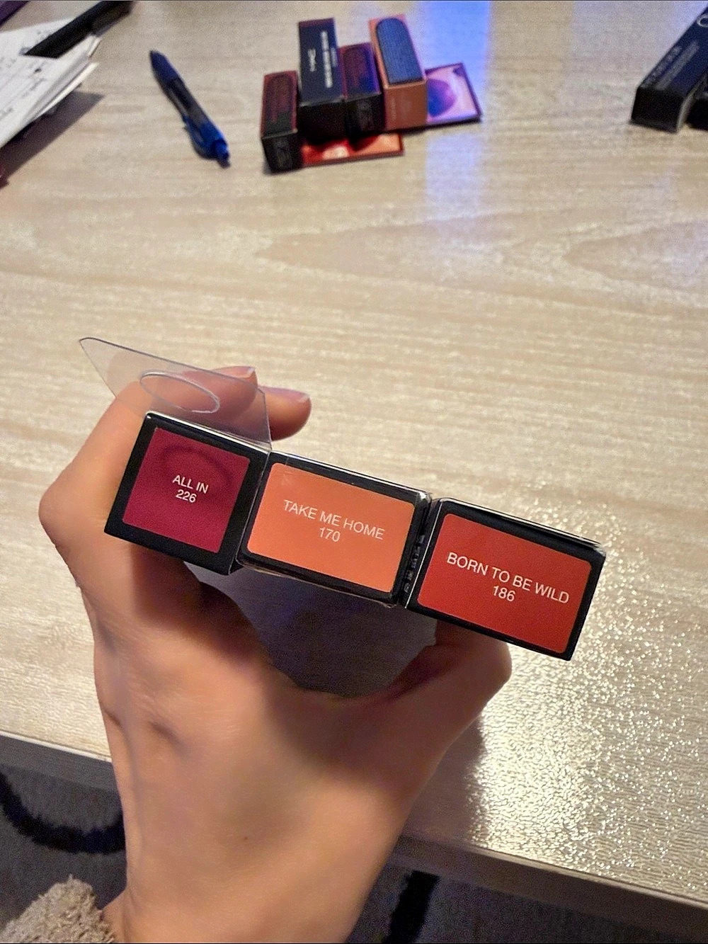 NARS Powermatte Lip Pigment Lipstick Set in Red & Nude NWT